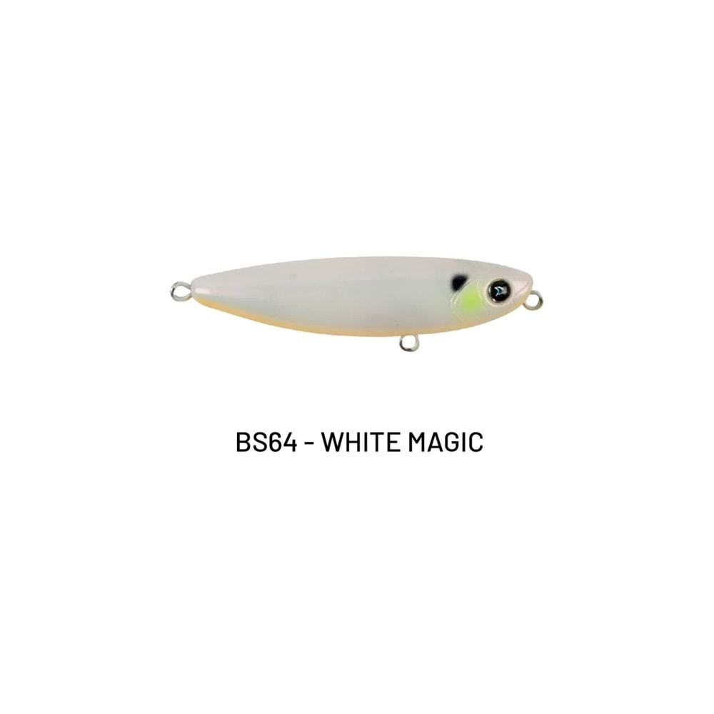 Hanfish Baskın 65mm Su üstü Maket Balık BSK-65 White Magic