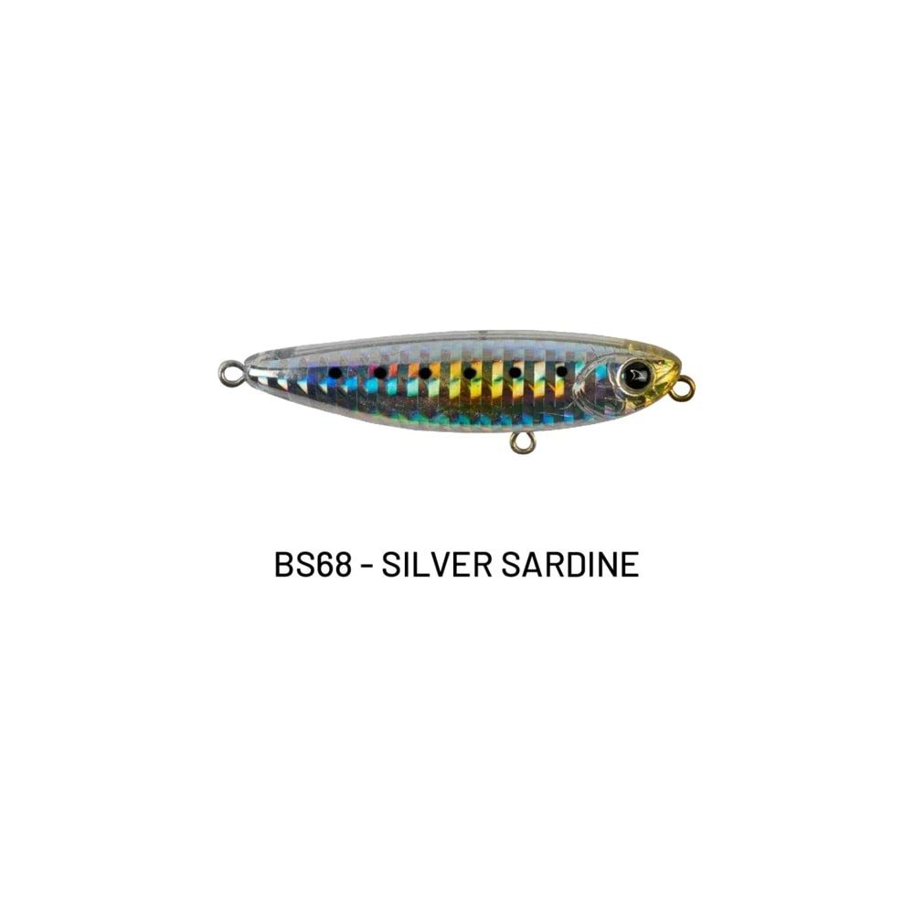 Hanfish Baskın 65mm Su üstü Maket Balık BSK-65 Silver Sardine