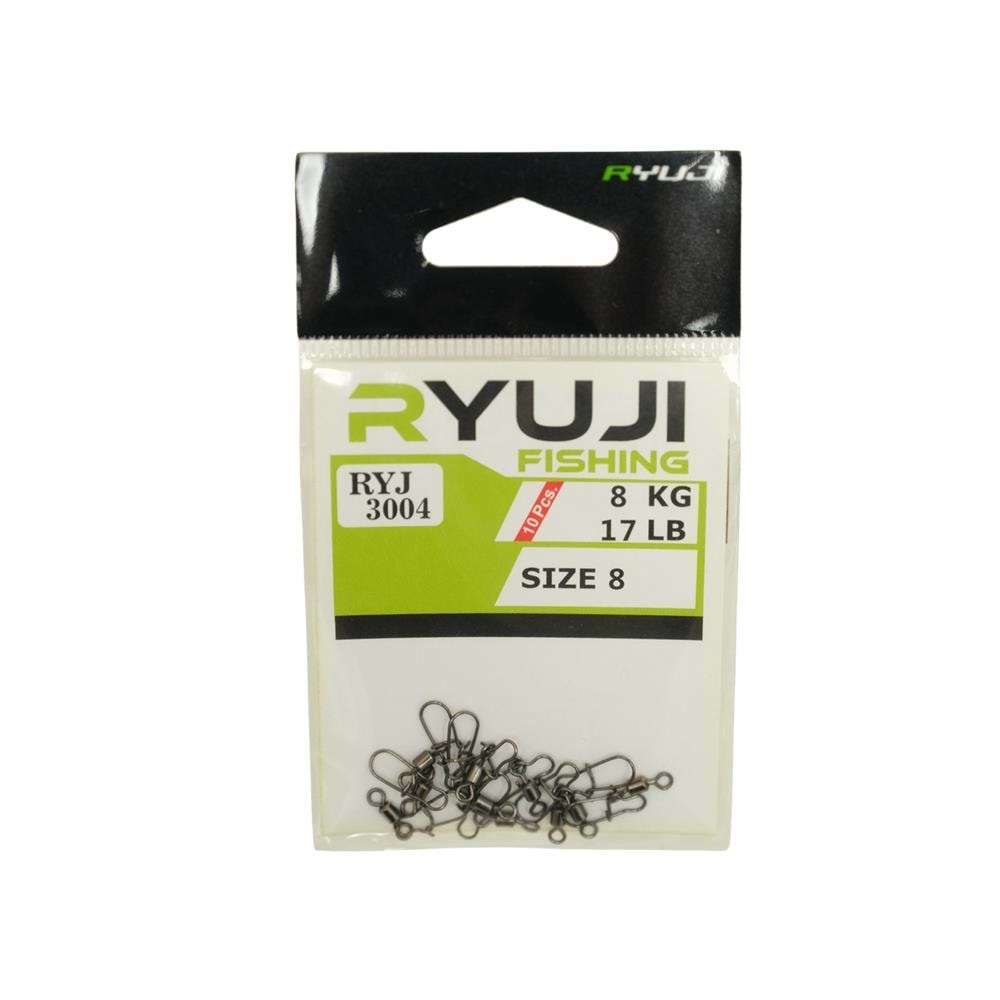 Ryuji RYJ 3004 Klipsli Fırdöndü (10 Adet) NO 1