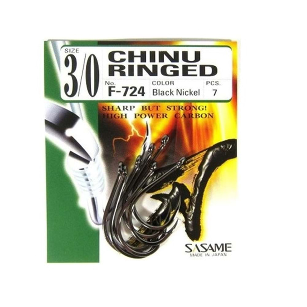 Sasame Chinu Ringed F-724 Serisi Olta İğnesi NO 1