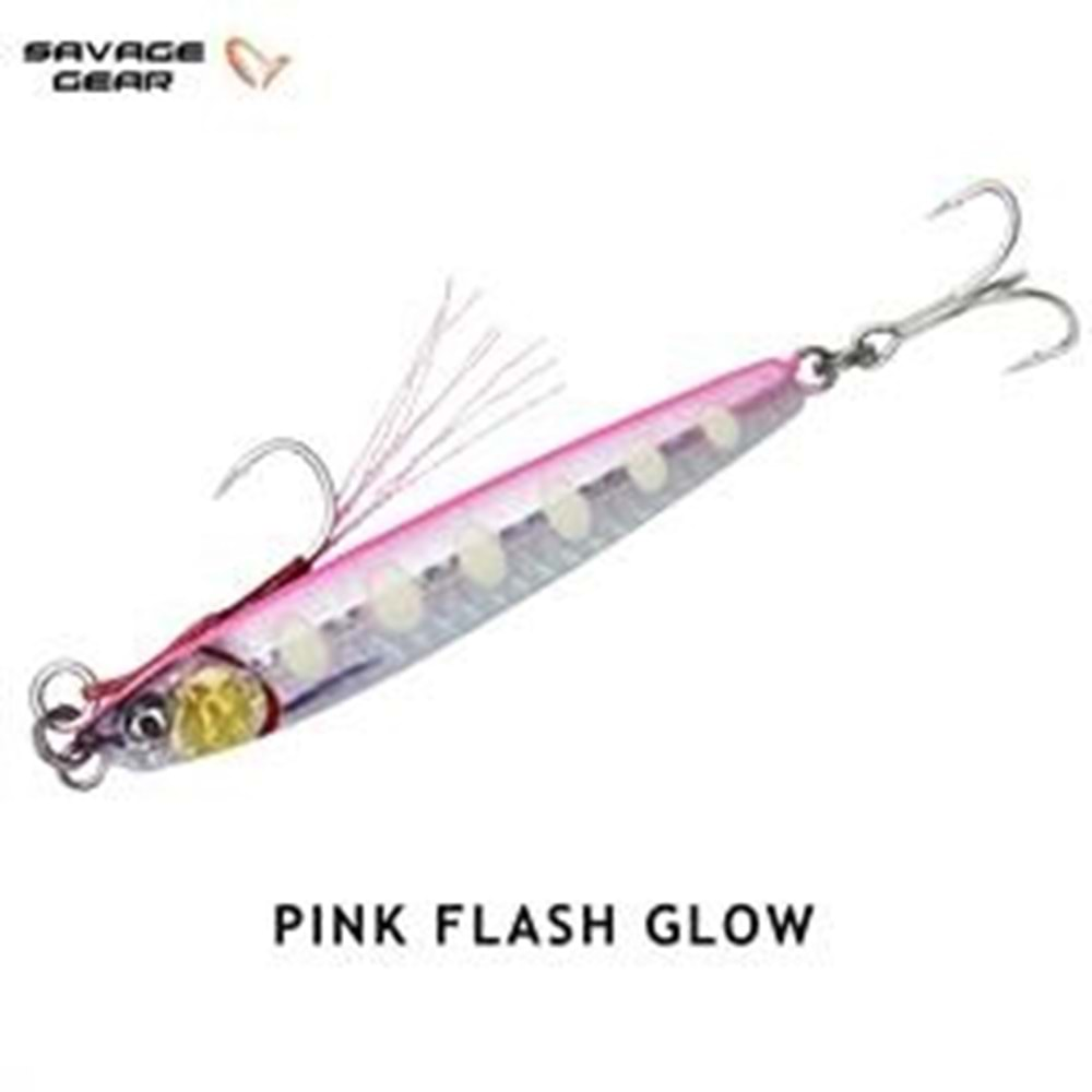 Savage gear 3D Jig Minnow 20 gr 7,5 cm Suni Yem Pink Flash Minnow