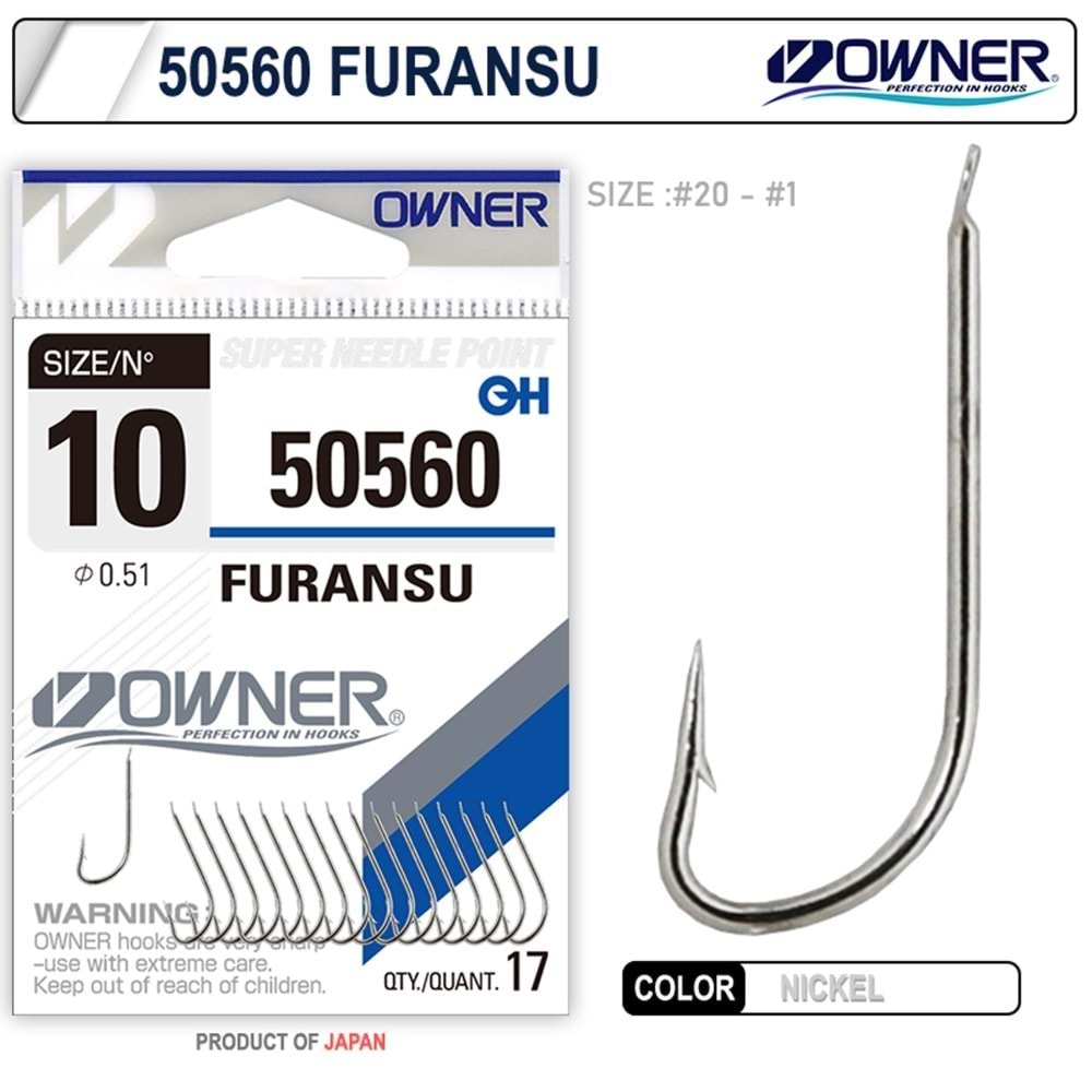 Owner 50560 Furansu White İğne - NO 3