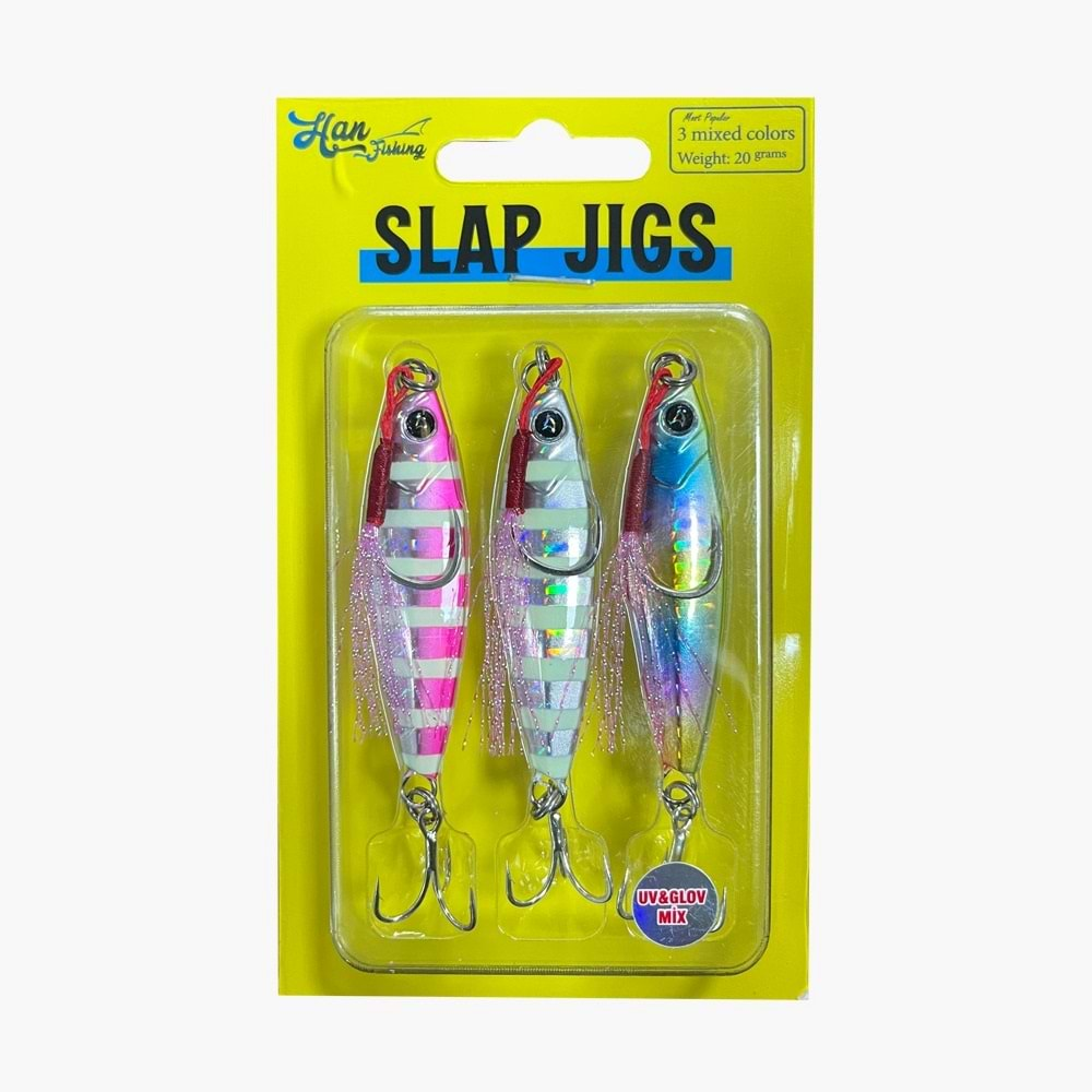 Hanfishıng Uv&Glow Mix Slap Jigs 10 GR