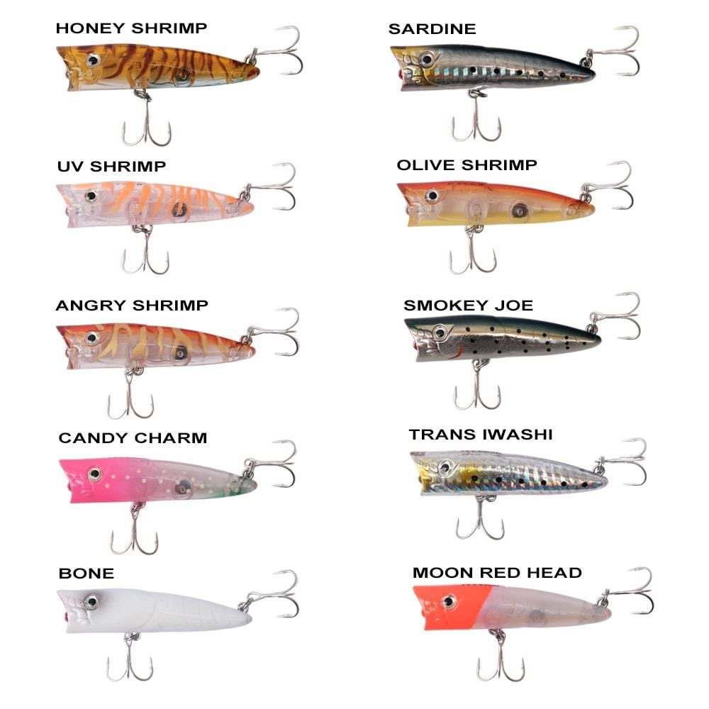 Ryuji Sea Popper 7cm 8.5gr Top Water Maket Yem UV SHRİMP