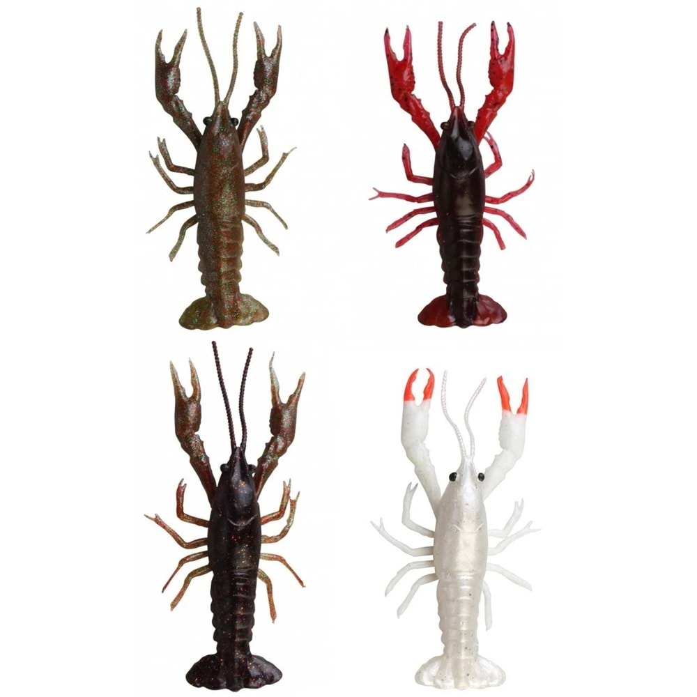 Savage gear LB 3D Crayfish 12,5 cm 15 gr F 3 Adet Suni Yem Magic Brown