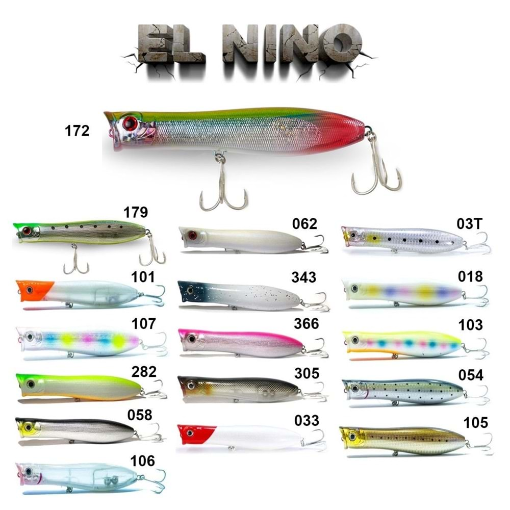 Fujin Elnino EN-130SW 13cm 31.5gr Maket Balık EL NİNO 101