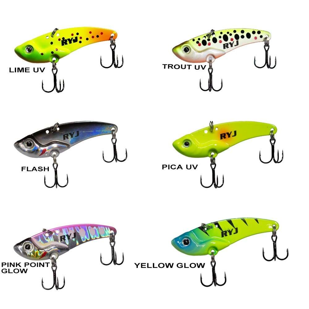 Ryuji Mirror Vib 15gr / 5.5cm Jig Yem Pink Point Glow