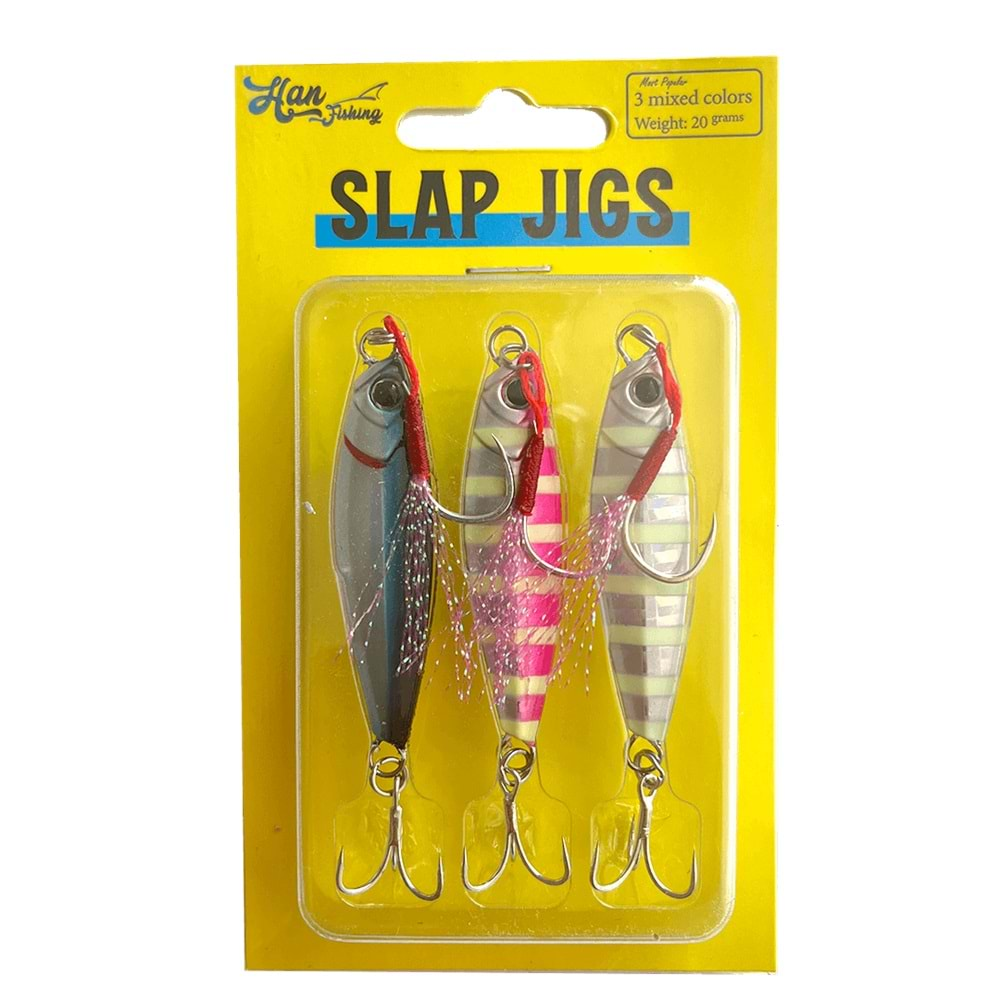 Hanfish Slap Jigs Mix 3 Spj-20 gr