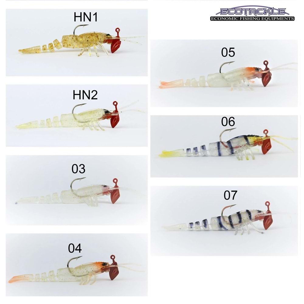 Ecotackle Melagues Bezli Karides 7.5Cm melagus-04