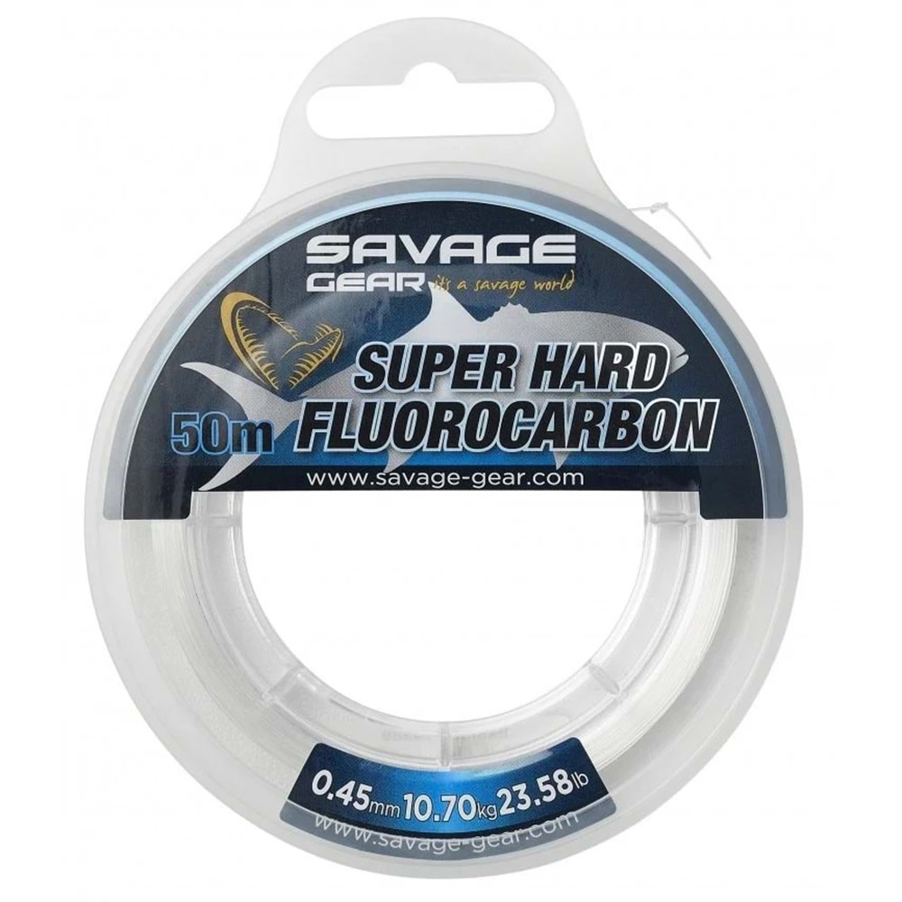 Savage Gear Super Hard Fluorocarbon 50 M Clear 0.55 MM