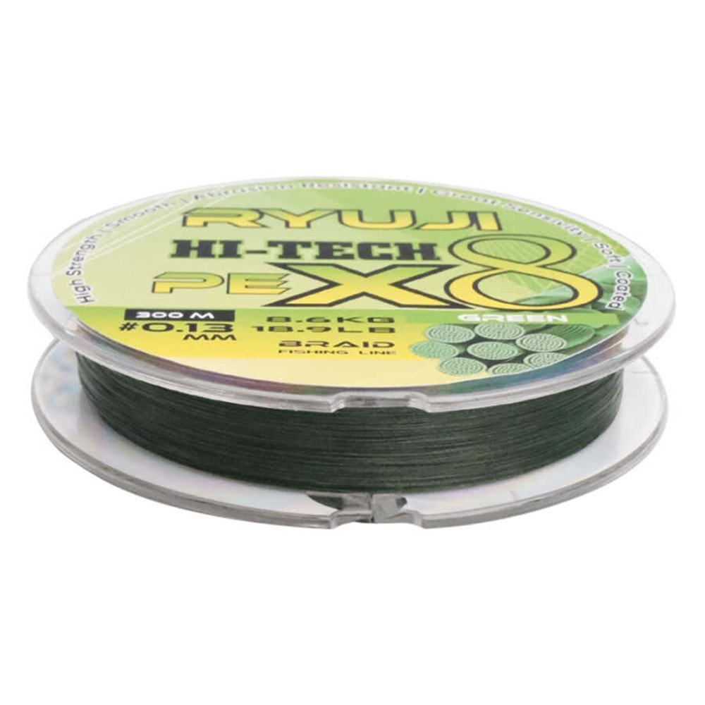 Ryuji Hİ-Tech X8 300 m Green İp Misina 0,15 MM