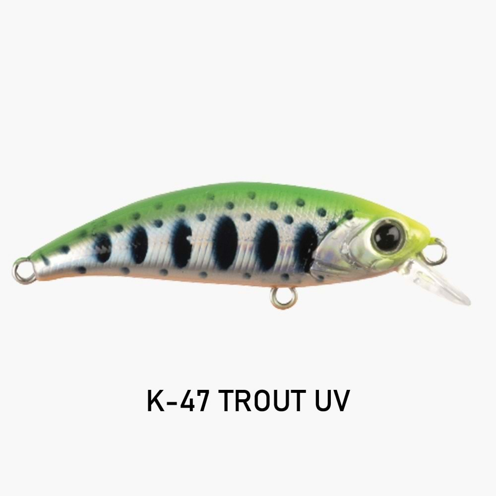 Hanfish Zıpır Kg 50 mm 4.5 gr Lrf maket balık ZP- Trout Uv