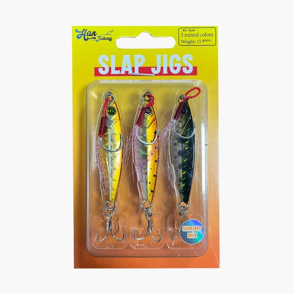 Hanfish Slap Jigs Shrimp Mix 7 GR