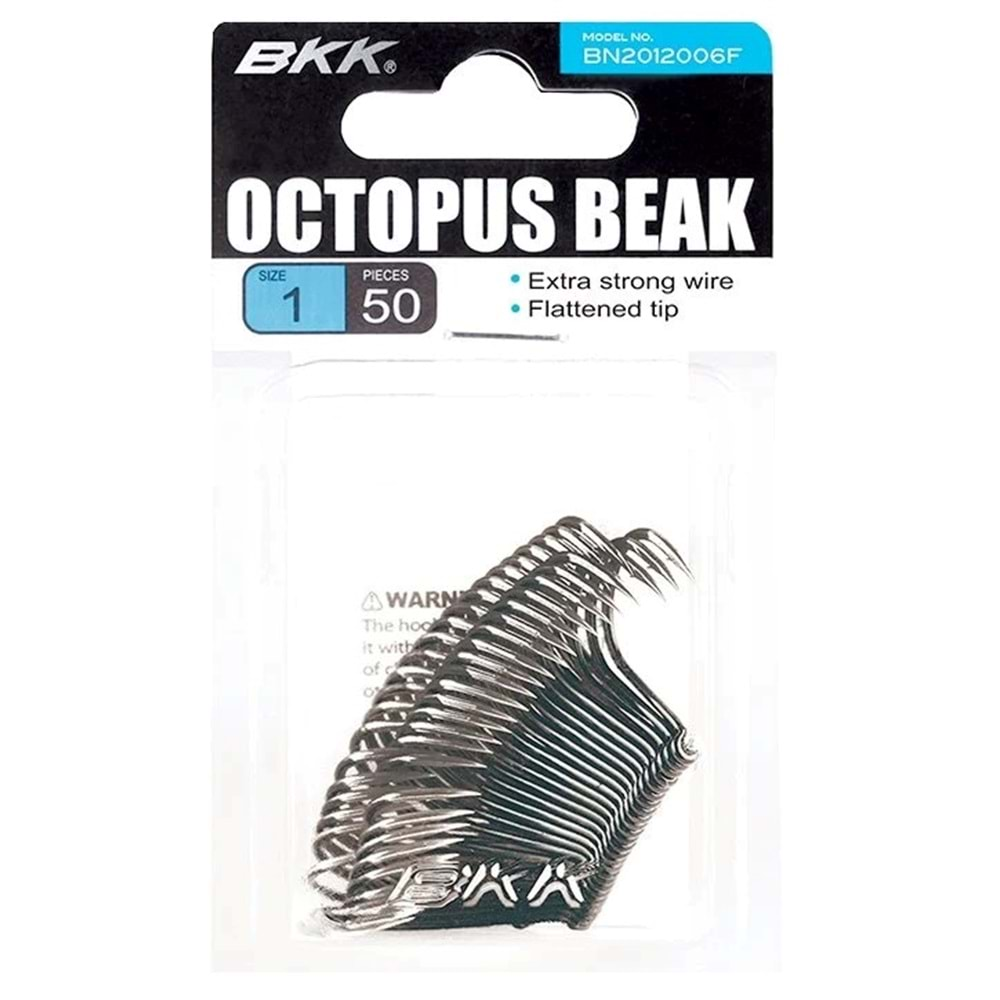 BKK Octopus Beak İğne 50 Adet 0 No 2/0