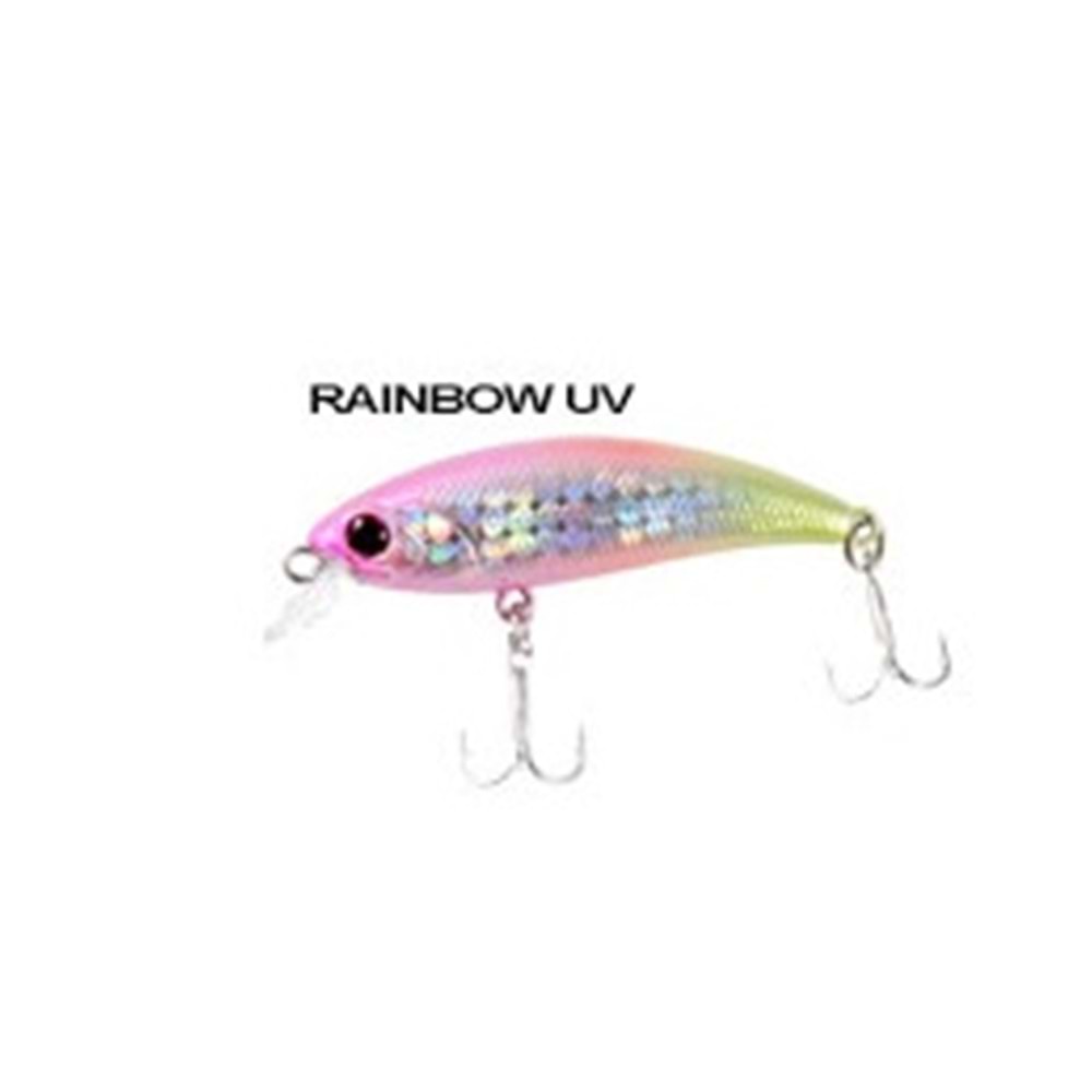 Ryuji Baby Minnow Sinking 5cm 4.5gr Maket Yem - RAİNBOW UV