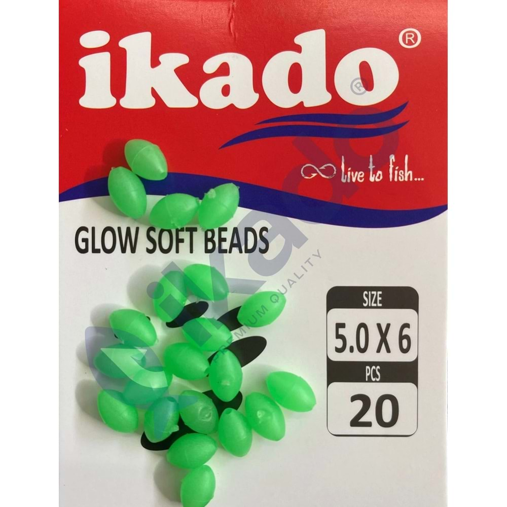 İKADO GLOW SİLİKON BONCUK 5 MM