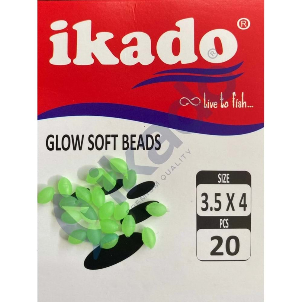 İKADO GLOW SİLİKON BONCUK 3.5 MM