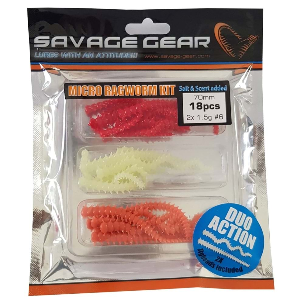 SAVAGE GEAR MİCRO RAGWORM KİT 18 PCS