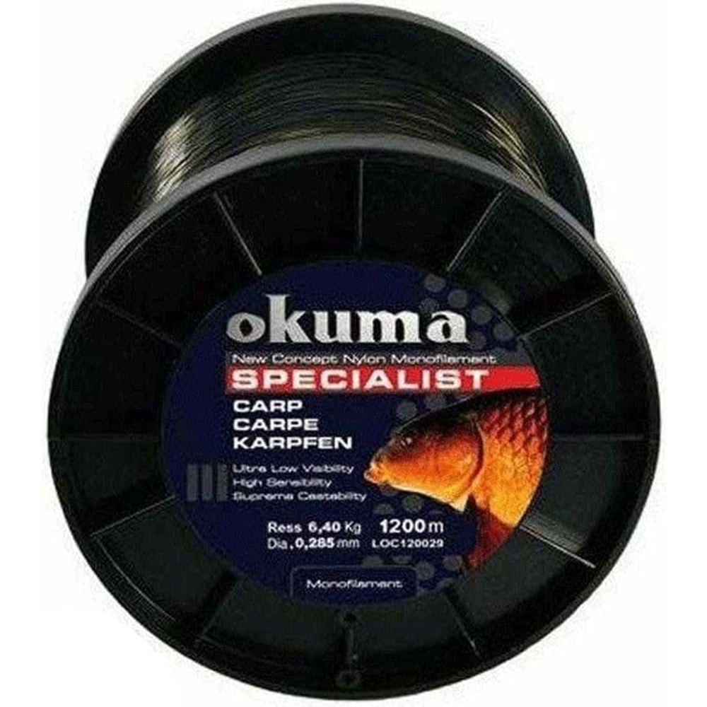 OKUMA CARP 0.26 MM 1200 MT