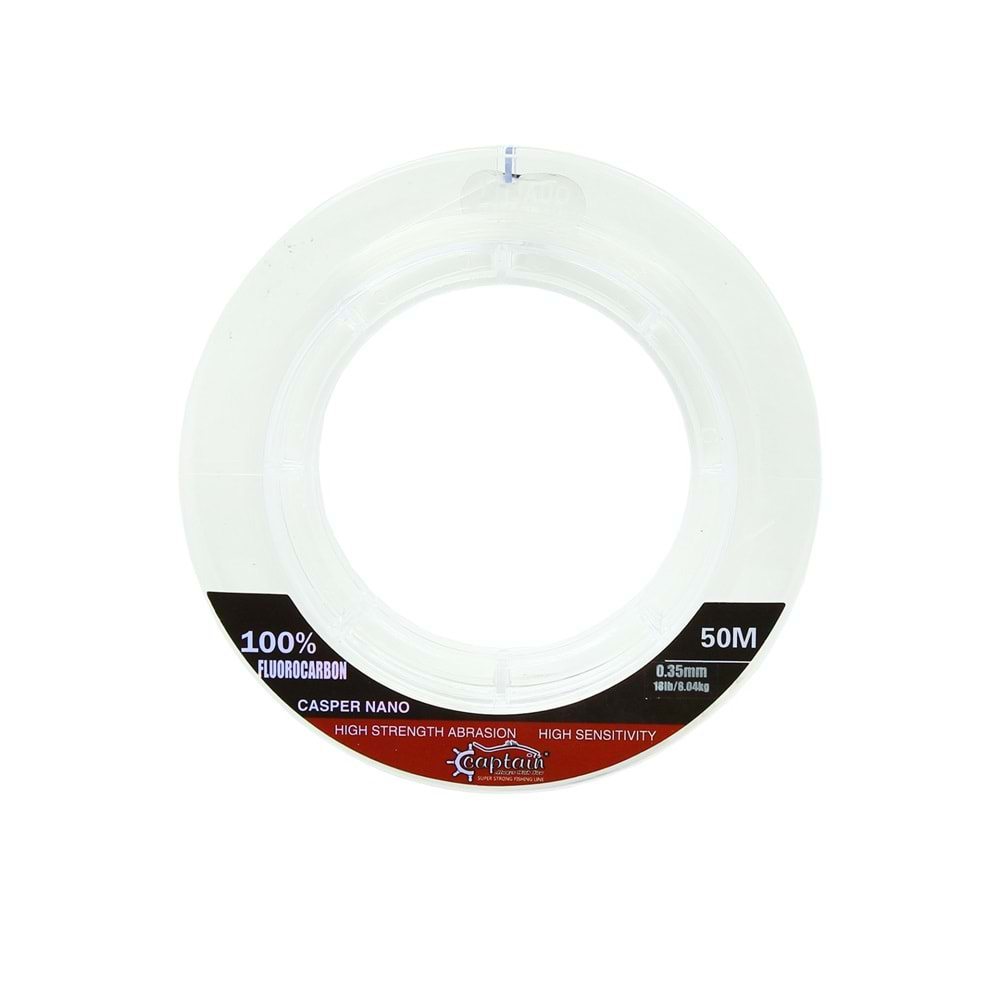 Captain Casper Nano %100 Fluorocarbon Misina 50mt 0.30 MM