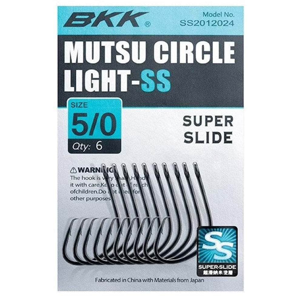 BKK Mutsu Circle Light İğne - NO 1/0 8 PCS