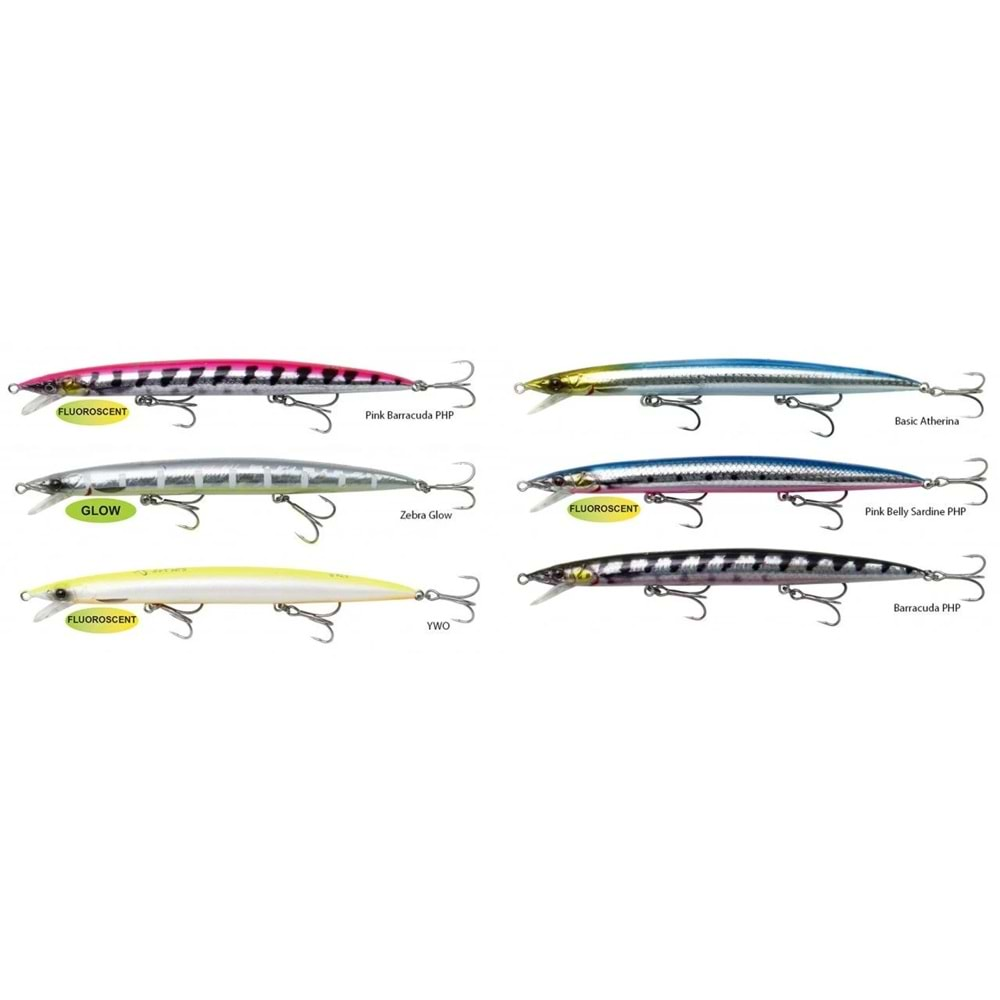 Savage gear Jerk Minnow 145 mm 17 gr Sınkıng Suni Yem - BARRACUDA PHP