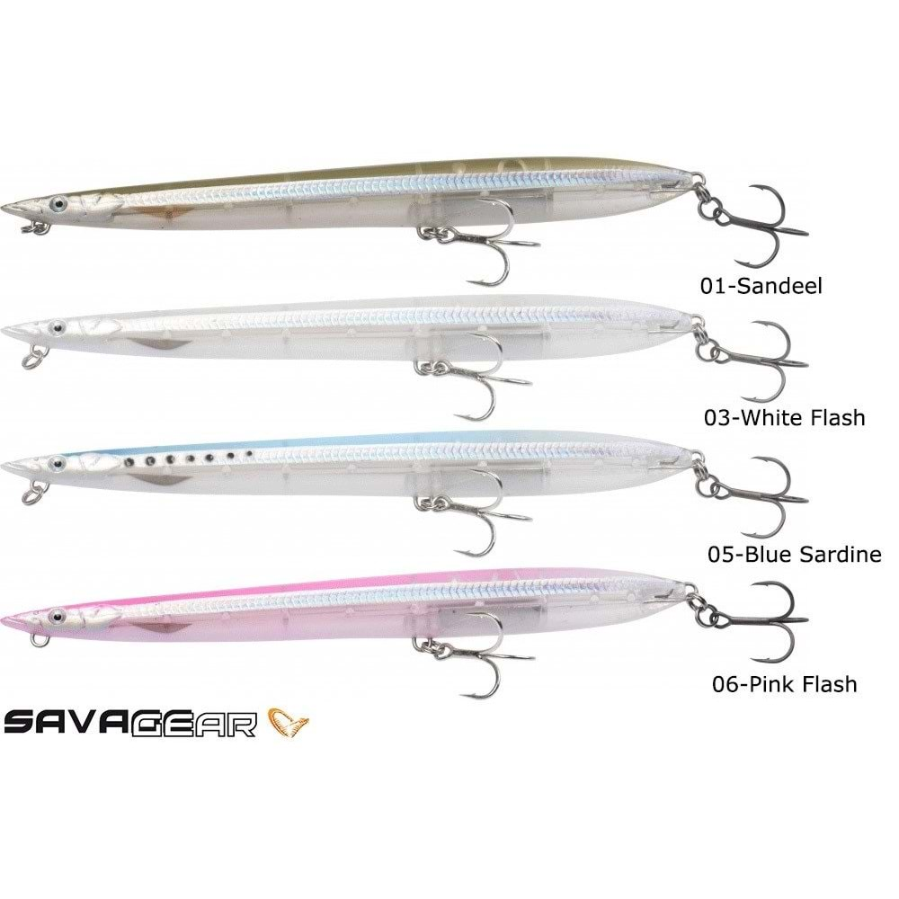 Savage gear Sandeel Surf Walker 155 17 gr Suni Yem PİNK FLASH