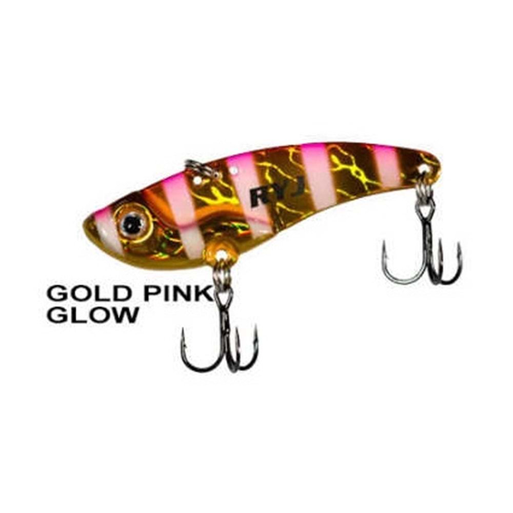 Ryuji Mirror Vib 4gr / 3.5cm Jig Yem - GOLD PİNK GLOW