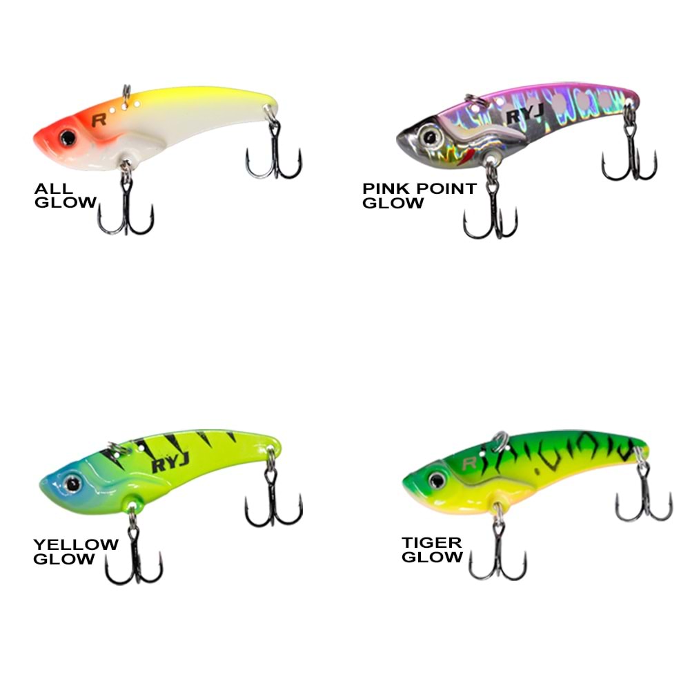 Ryuji Mirror Vib 4gr / 3.5cm Jig Yem - TİGER GLOW
