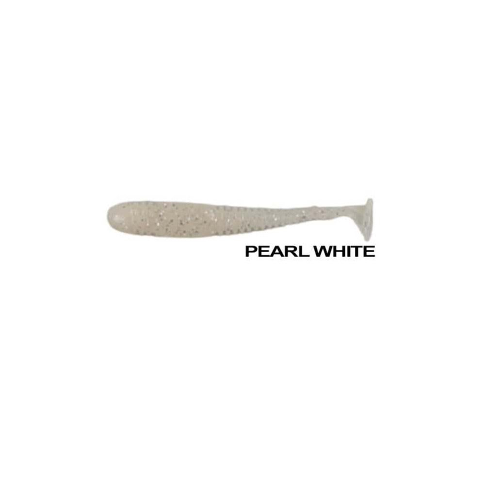 Ryuji Togo 6cm Silikon Yem (9 Adet) - PEARL WHİTE