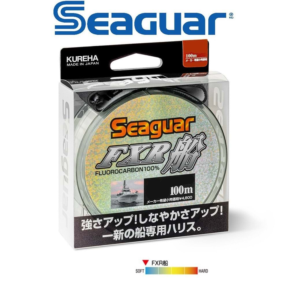 Seaguar FXR Fune %100 Fluoro Carbon Misina 100 mt - 3 (0.285 MM)