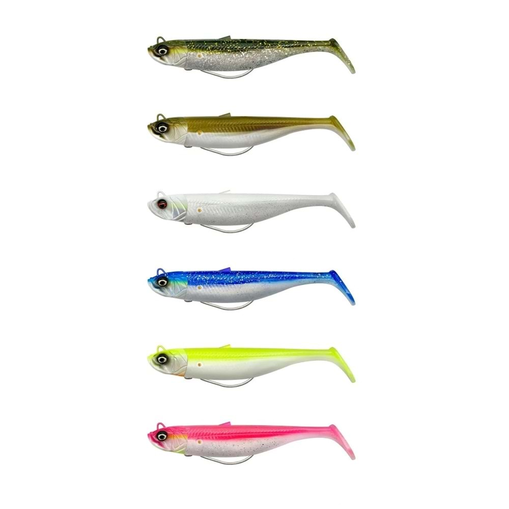 Savage Gear Savage Minnow Weedless 12.5 cm 16 gr 2+1 - BLUE PEARL SİLVER