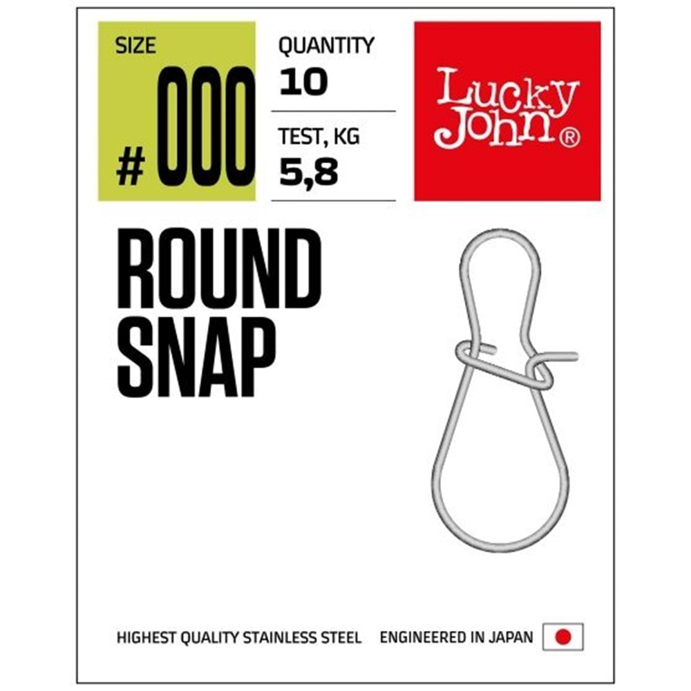 Lucky John Klips 5113 Round Snap 000