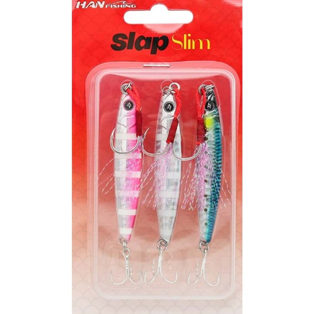 Hanfish Slap Slim Jig Zebra Mix - 15 GR