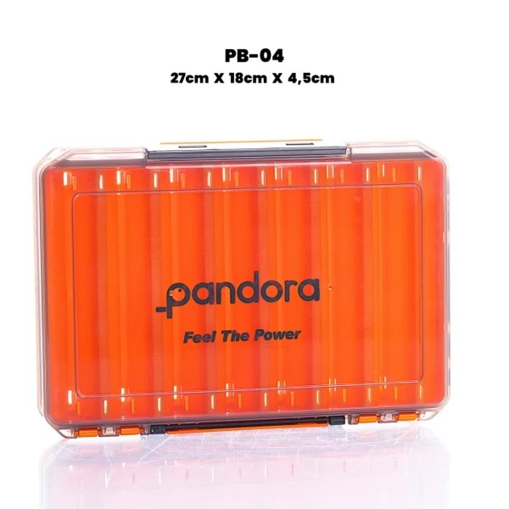 PANDORA BALIKÇI KUTUSU PB 04 27 CM X 18 CM X 4,5 CM (KARIŞIK RENK)