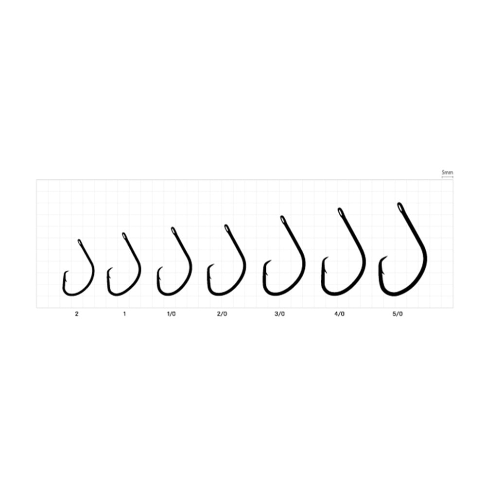 SASAME LIGHT CIRCLE TW F-401 BLACK N. İĞNE - 1/0