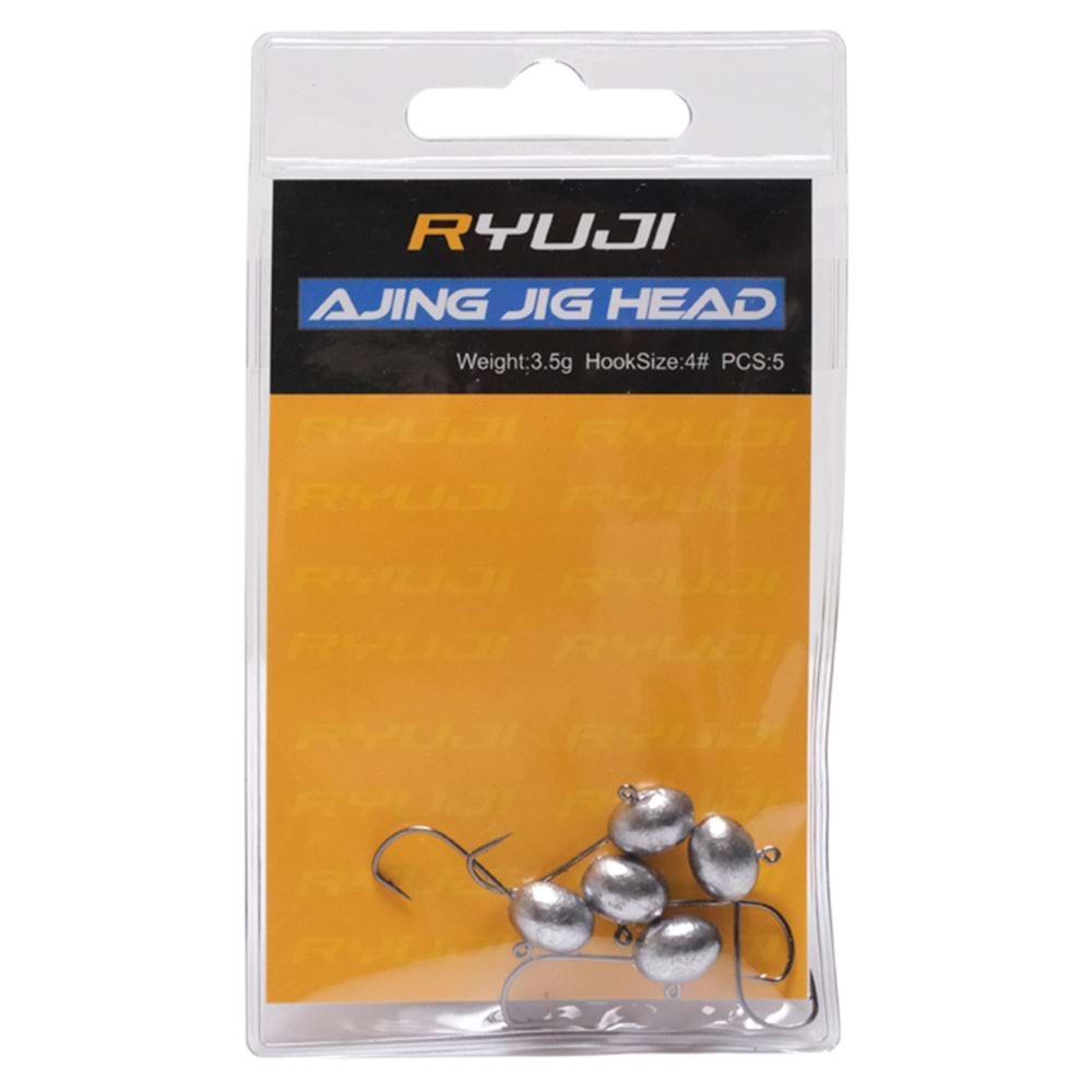 Ryuji Ajing Jig Head Zoka (5 Adet) - 3,5 GR İĞNE NO 4
