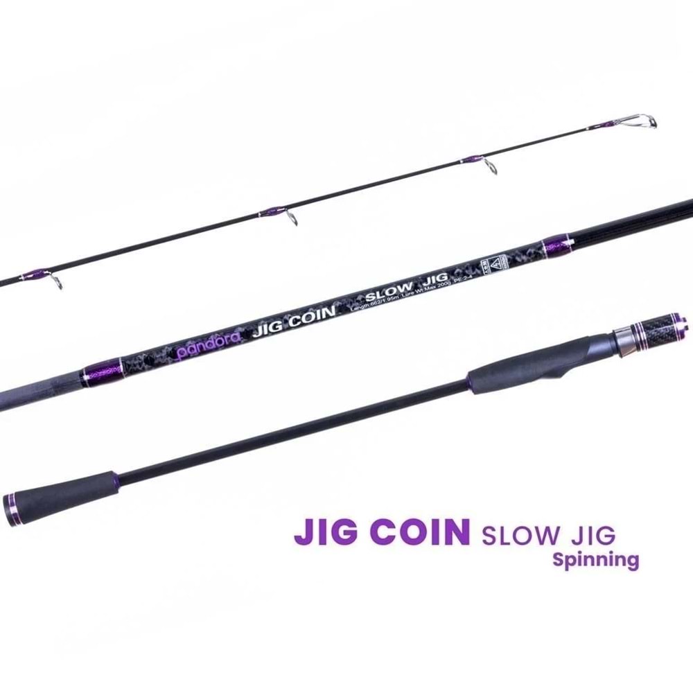 Pandora JiG Coin (SPINNING) JİG Kamış Boyut: 1.95 m / Action: Max. 200 g