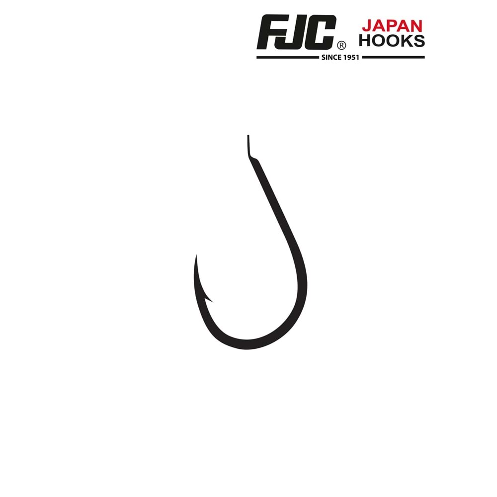 Fjc 3624 Chinu Hirauchihineri Black Nikel Olta İğnesi - 2/0