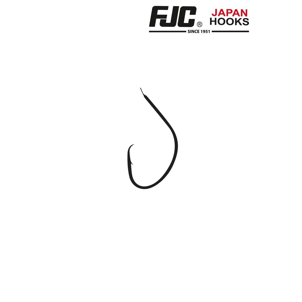 Fjc 4354 Hosoji Mutsu Black Nikel Olta İğnesi - 1/0