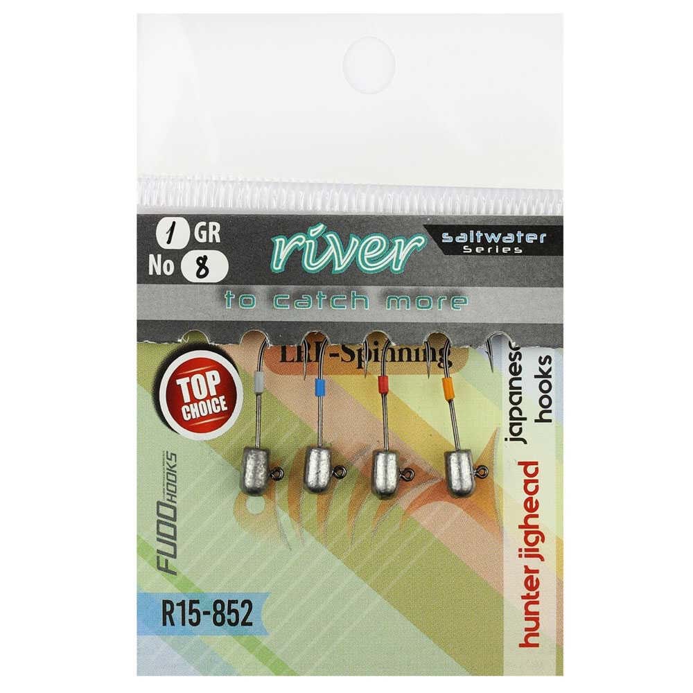River Hunter Jig Head 4 Adet 1.5 Gr No 8