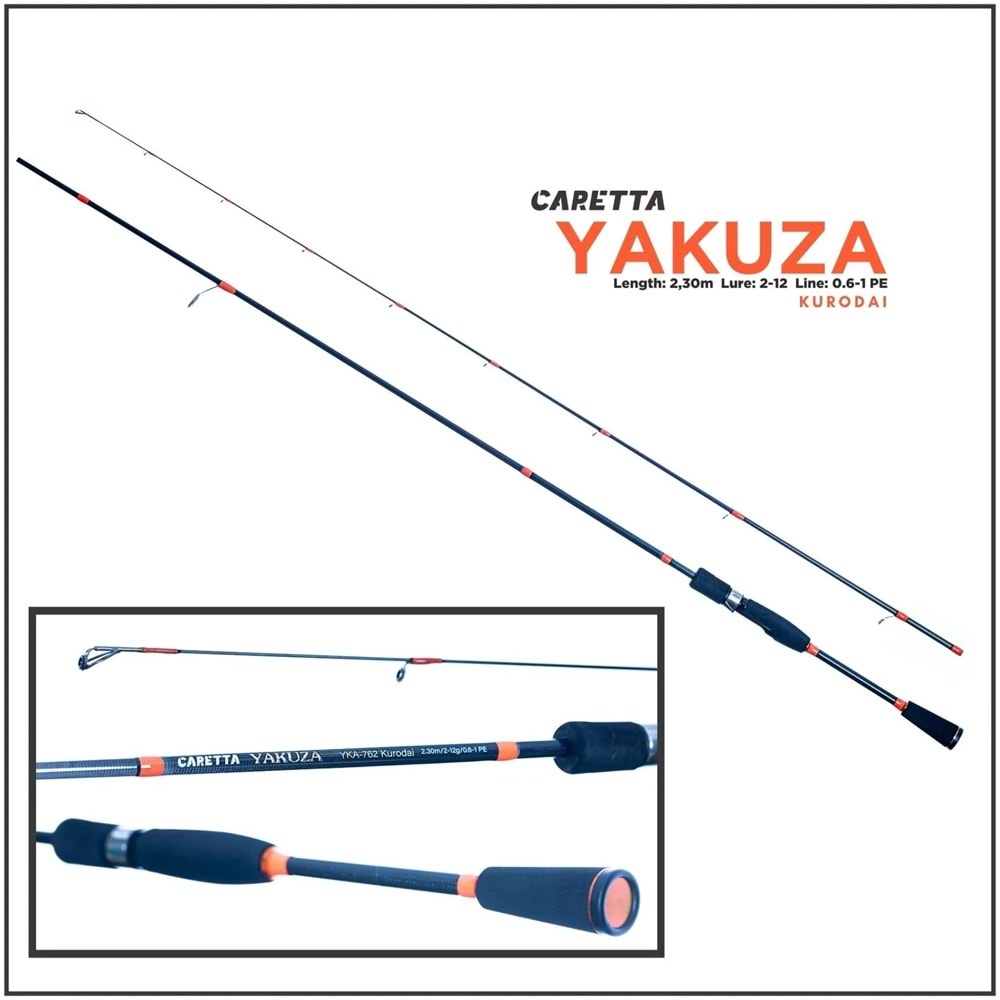 Caretta Yakuza Kurodai 2.30 Cm 2-12 Gr Lrf Kamışı