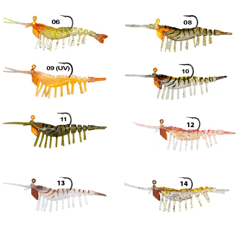 Ryuji Ayu Shrimp 7.5cm 7.2 Gr Silikon Karides - 14