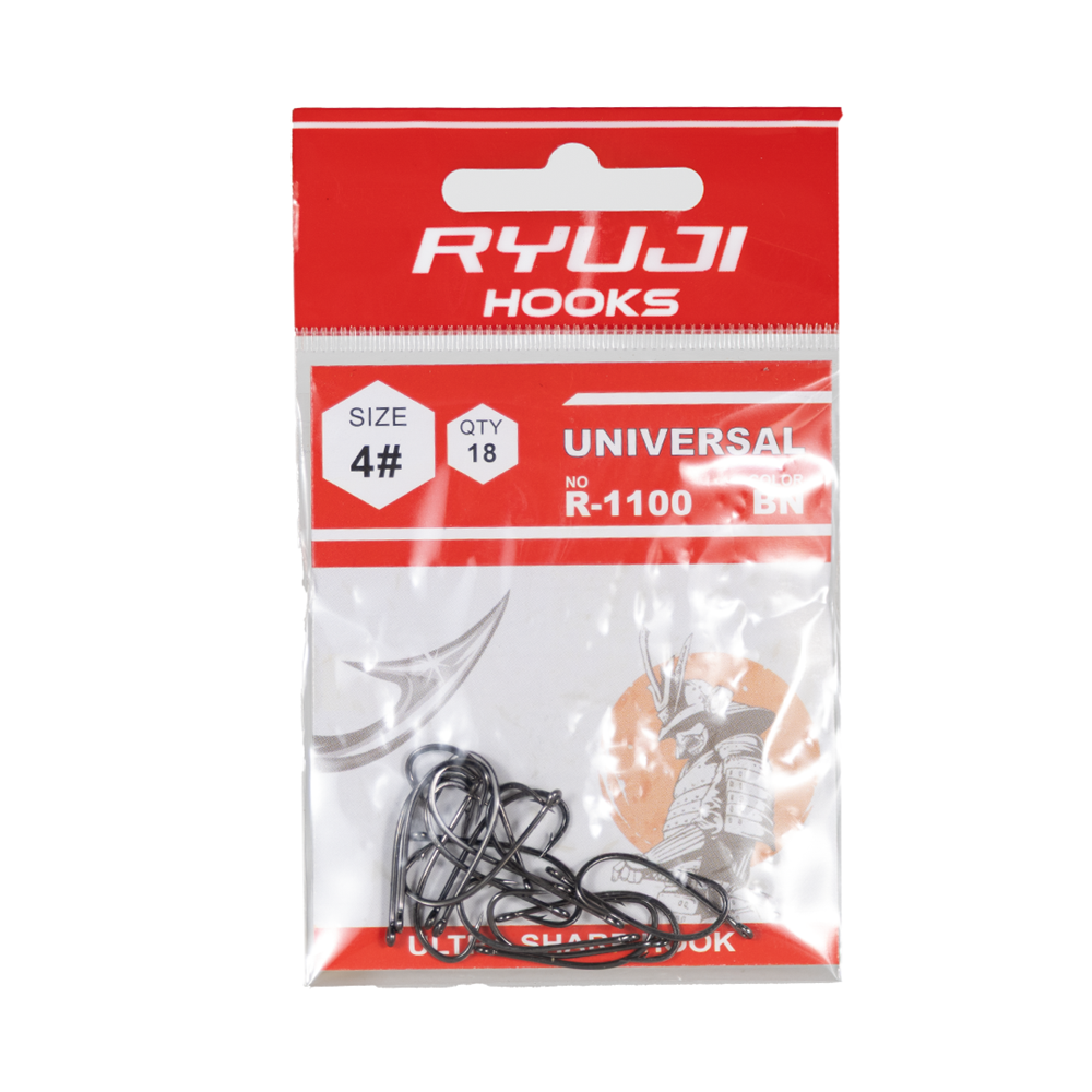 Ryuji 1100 Üniversal Black Nickel Olta İğnesi NO 1/0