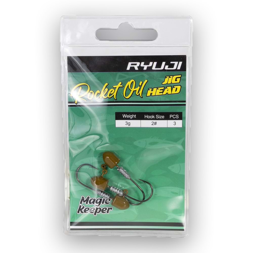 Ryuji Rocket Oil Lrf Jig Head 1.5 GR NO 4