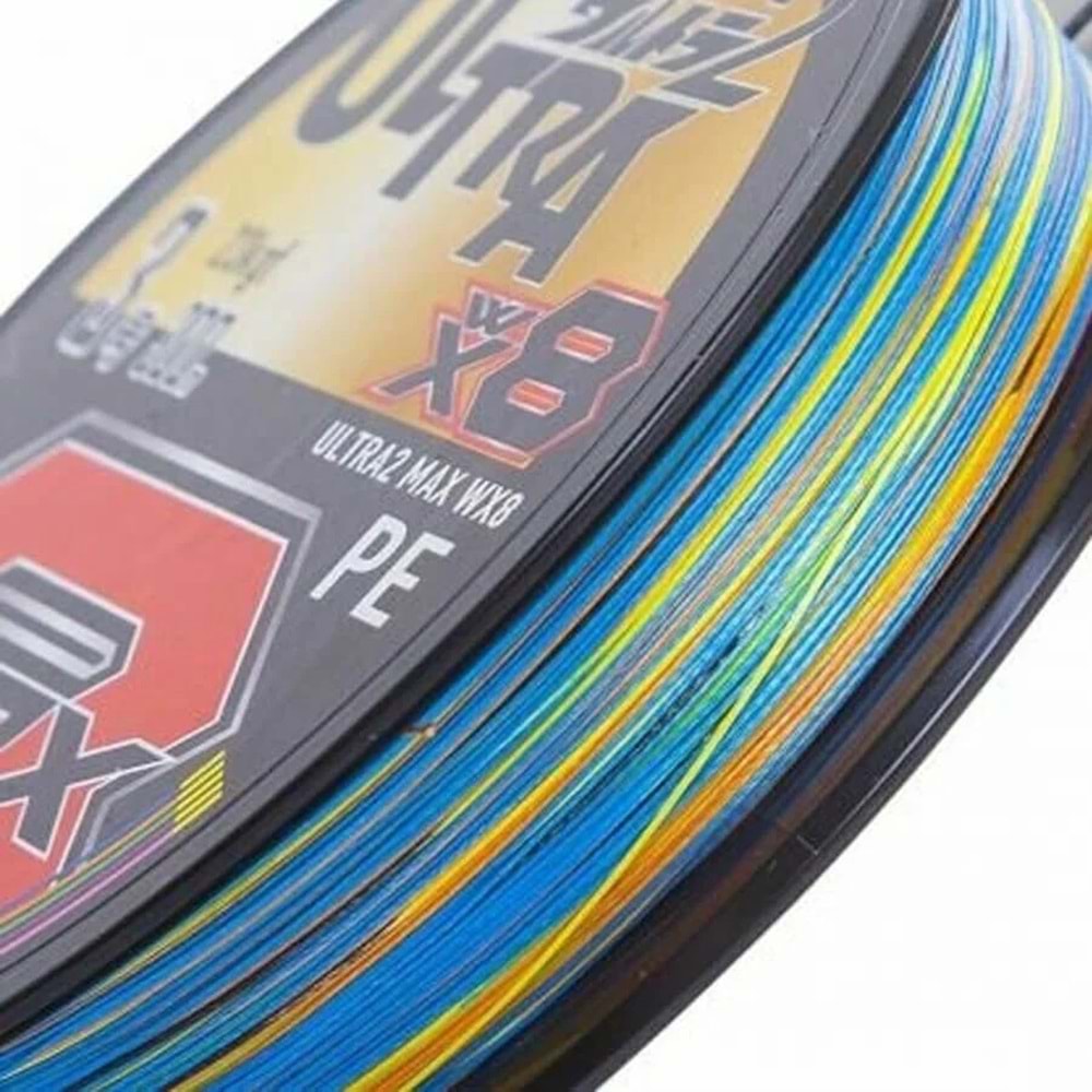 YGK X047 ULTRA 2 MAX PE WX8 150 M MULTICOLOR - 0.8 PE 0.14 MM