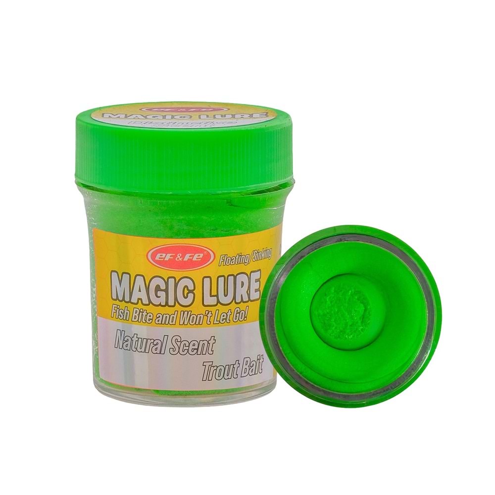 Effe Magic Lure Fluorescent Green Yüzen Hamur - HG1501 Garlic Sarımsak