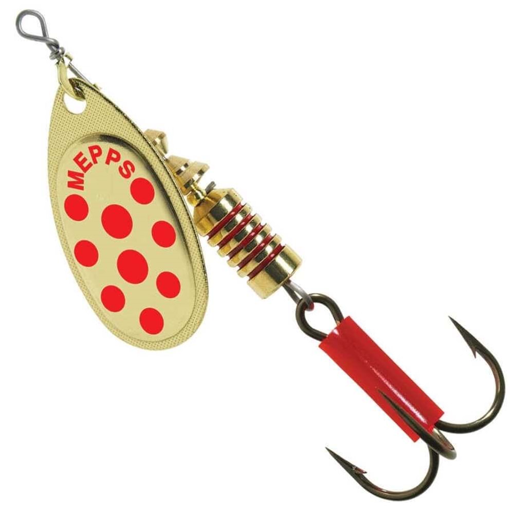 Mepps Aglia Olta Kaşığı Altın Kırmızı No 3