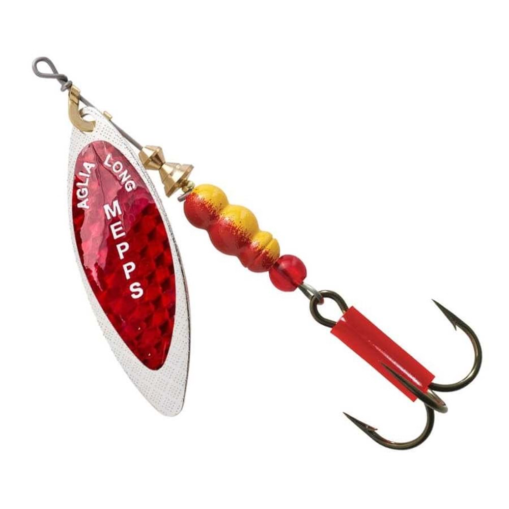 Mepps Longue Redbo Olta Kaşığı Gümüş Kırmızı No 2