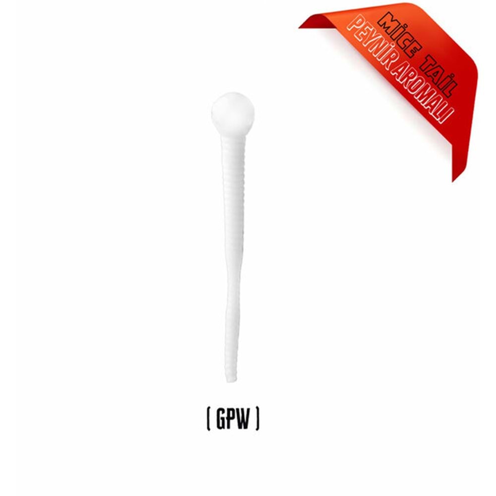 Spıınx Mice Tail 8 Cm 12 Adet Chdr Glow Pearl White 03